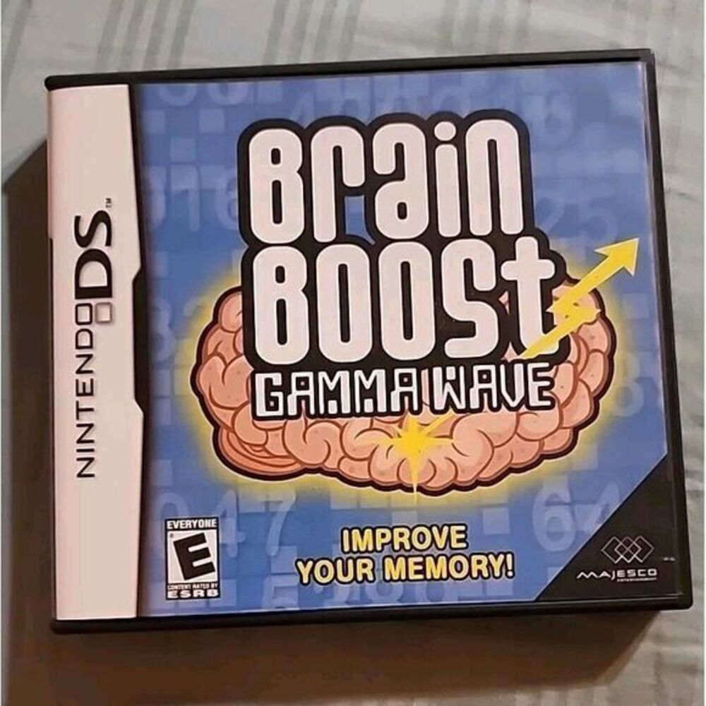 Brain Boost: Gamma Wave (Nintendo DS, 2006) EXCELLENT COMPLETE‎ CONDITION